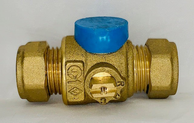 15mm Combined Isolating Valve & Flow Regulator 15Ltr/min