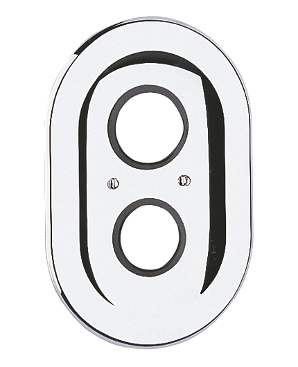 Grohe 47188 Wallplate For Auto 2000 Chrome Plated