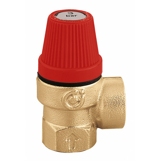 Caleffi 311470 1/2" Female Safety relief valve 7 bar