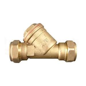 15mm Natural GAS Brass Y Strainer Inline valve