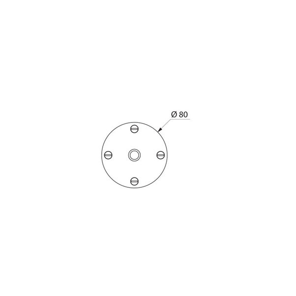 Delabie 824800 Tempomix/Stop wall mounting plates for wall mounted mixers