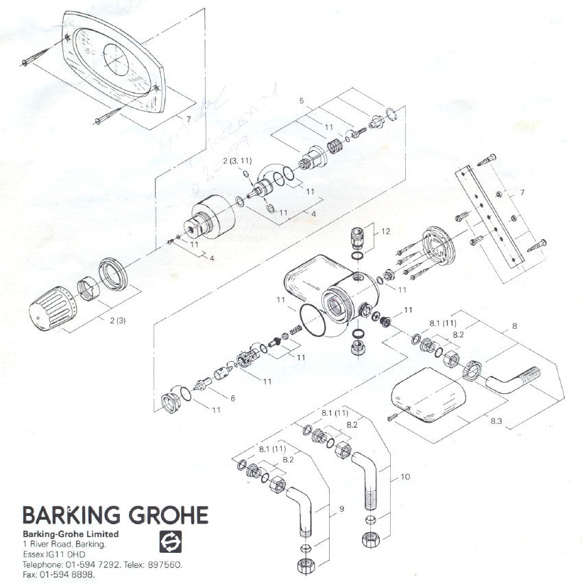 Grohe 47228 Neotherm outlet set