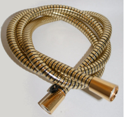 6' Gold Effect shower hose